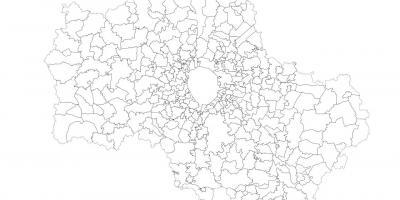 Moskva municipios mapa