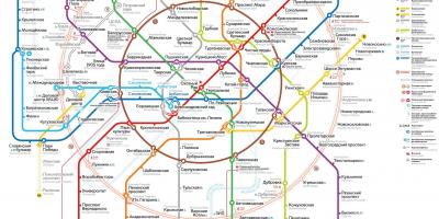 Moskva transporte mapa