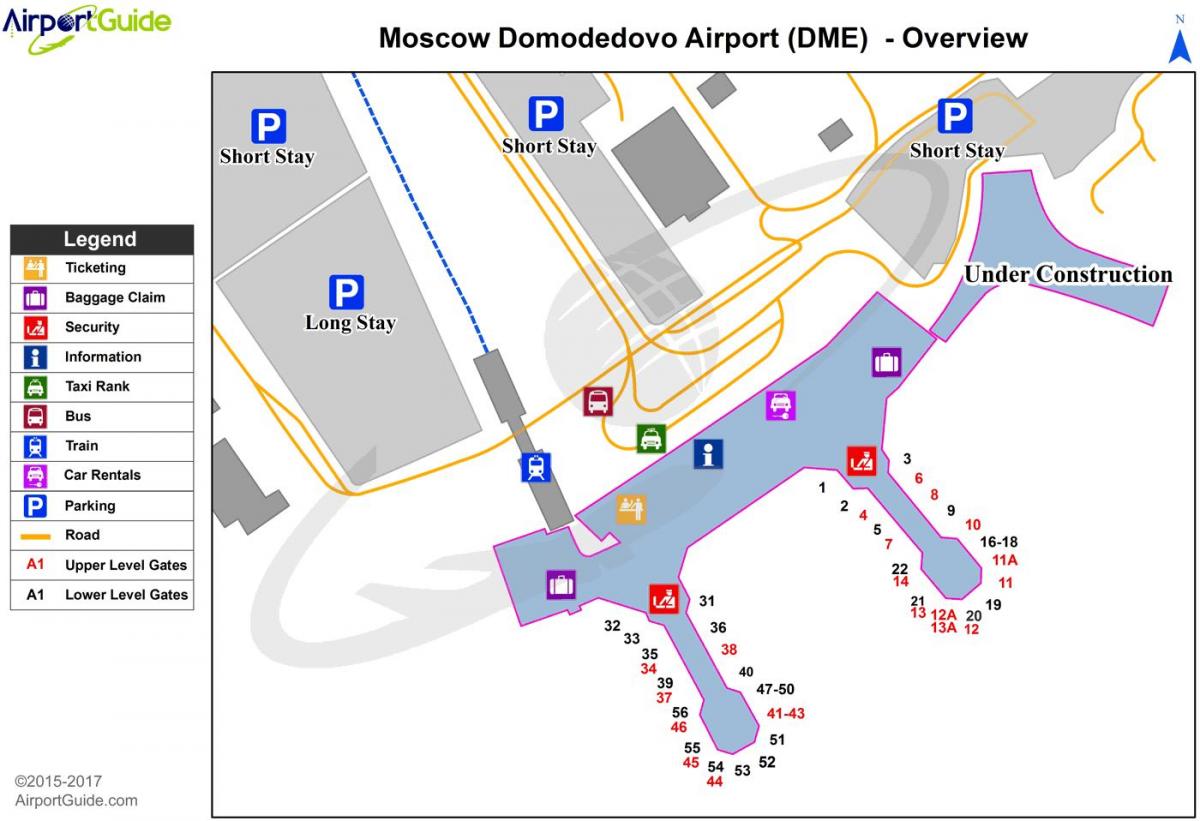 mapa de DME aeroporto