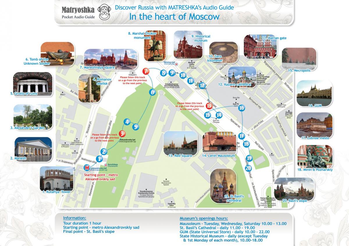 Moscova viaxes mapa