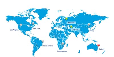 Moscova Rusia no mapa do mundo